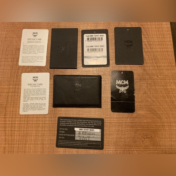 MCM Logogram Studs Backpack - Picture 8 of 8